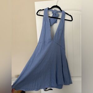 Free People Beach Backless Halter Dress